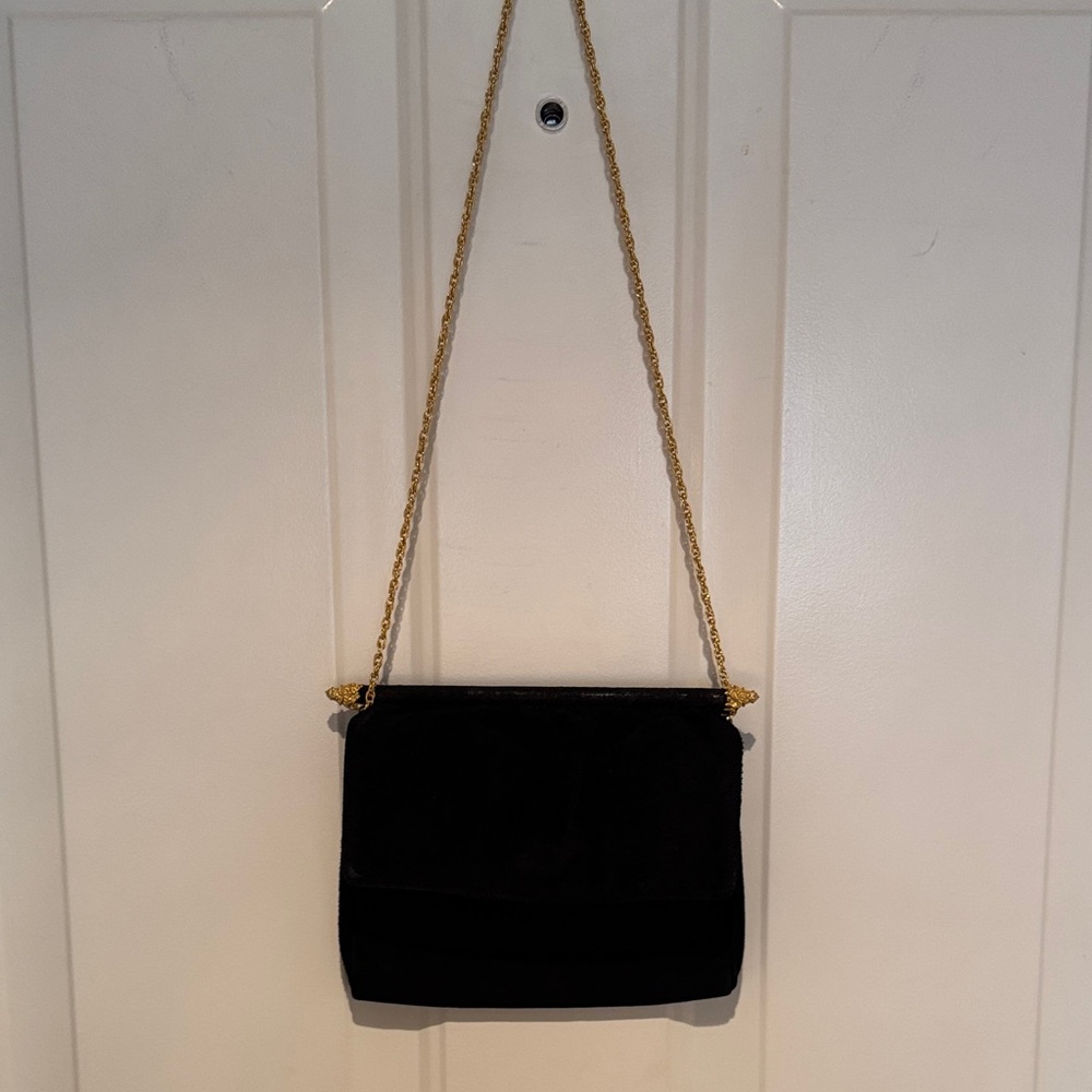 Suede mini bag morris moskowitz